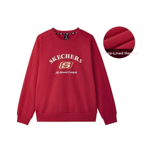 Skechers New Year Collection Sports Lifestyle Collection Толстовка Унисекс Ягодно-красный