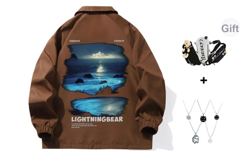 LIGHTNING BEAR Jackets Coats Unisex-16