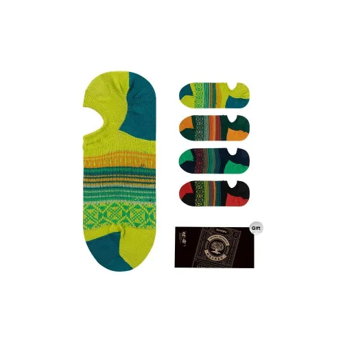 LIANGPU No Show Носки Мужские 4 Пачки