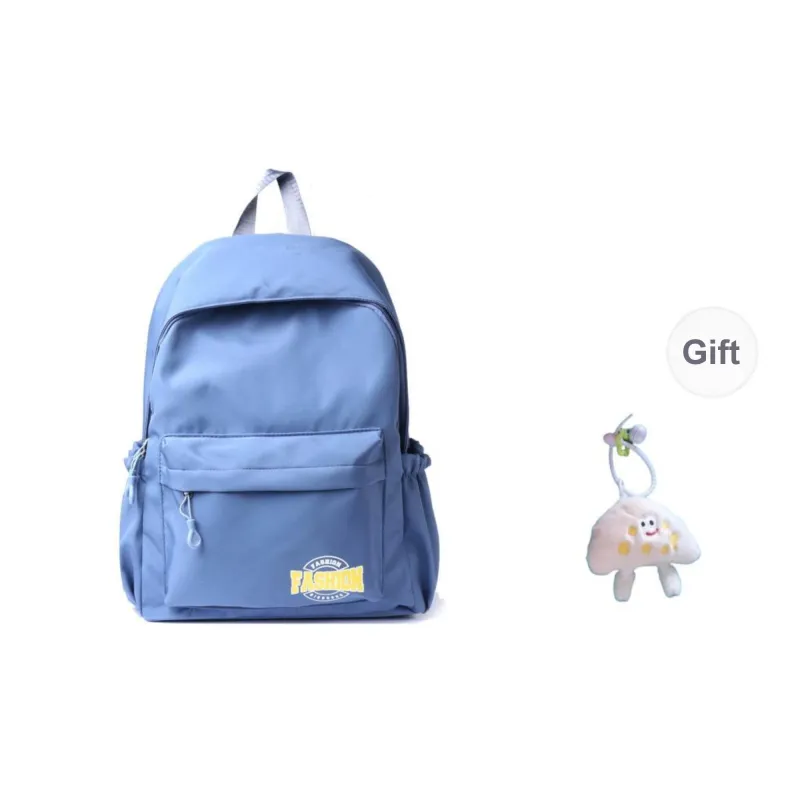 Yalu Nylon Backpack Unisex White/Black/Red/Blue-18