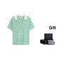 White Green Stripes 0FO-Gift Included