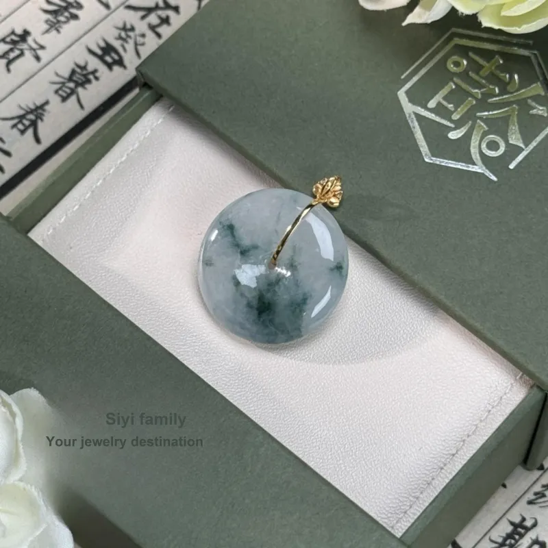 SIYIJIA Glutinous Jade Jadeite Pendants Unisex-1
