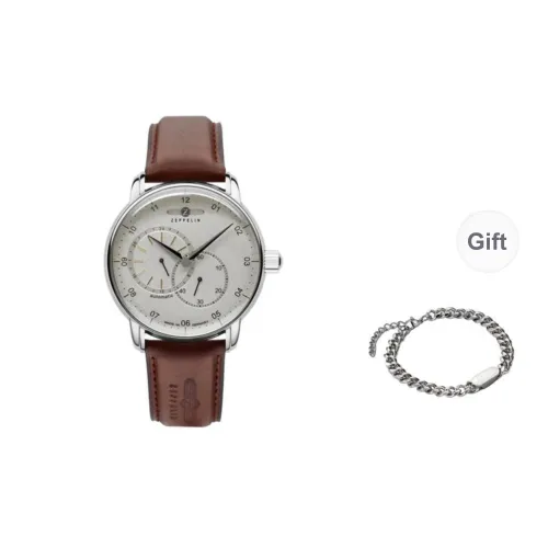 ZEPPELIN Automatic Mechanical Movement Men's Watches Watch Silver Dial
