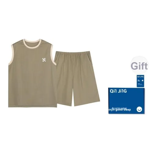 Qin Jing Пижамный комплект мужской Gift Box Set Светло-зеленый