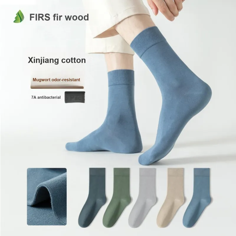 FIRS Mid Calf Socks Men's 5 Pack-29