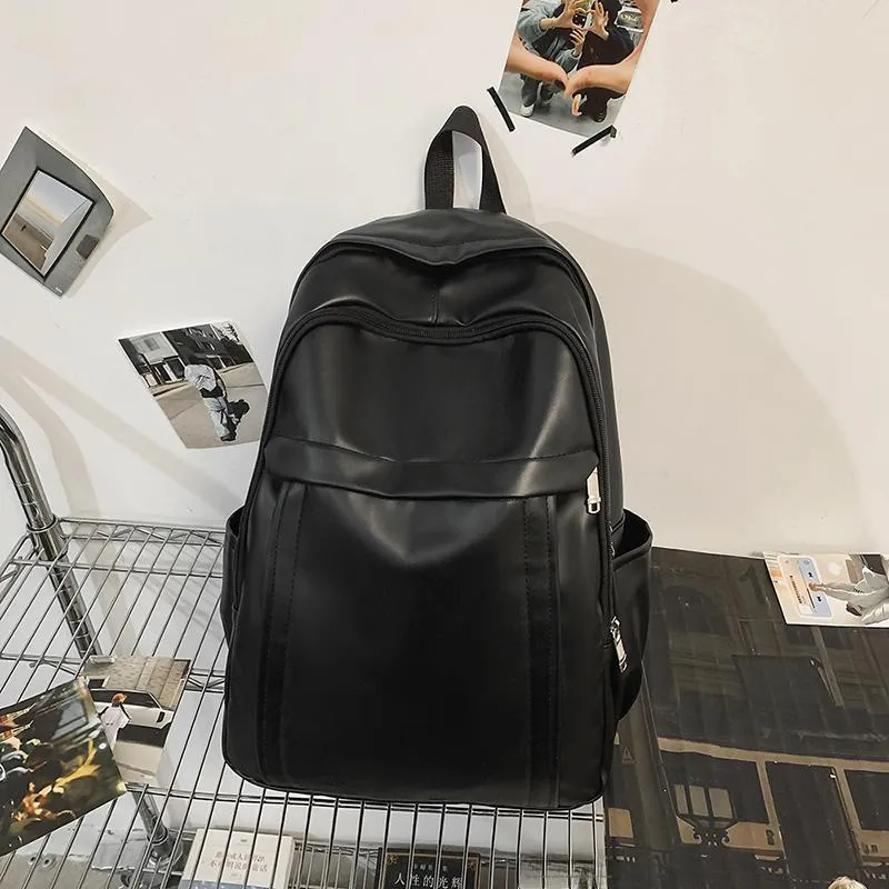 Yalu PU Backpack Men's Ecru/Gray/Black/Khaki-2