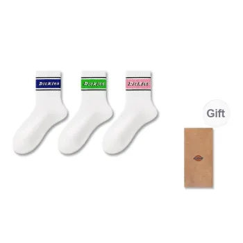 Dickies Fashionable Comfortable Moisture-Wicking Breathable Fall And Winter Crew Socks Unisex