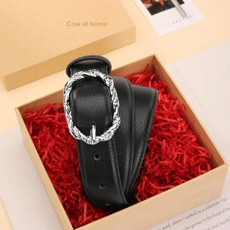 Cows Reign Top Grain Cow Leather Belts Women's 2.9cm-4