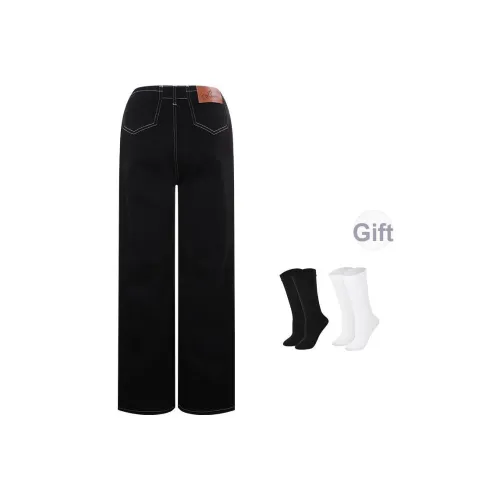 BSEVENI Черные Женские Джинсы