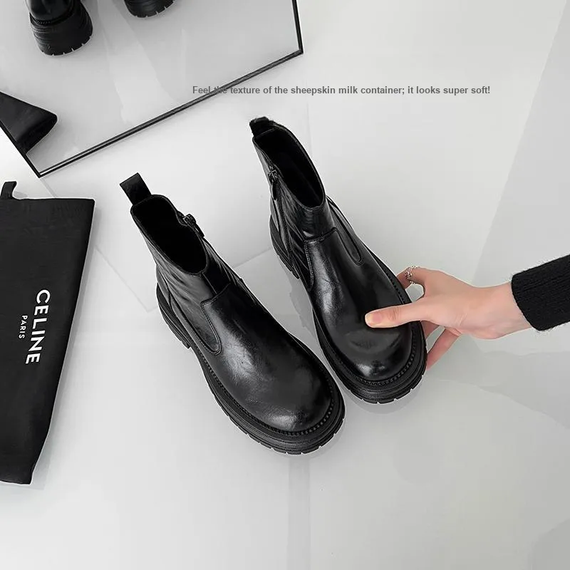 Uncle's House Ankle Boots Women's Black-5
