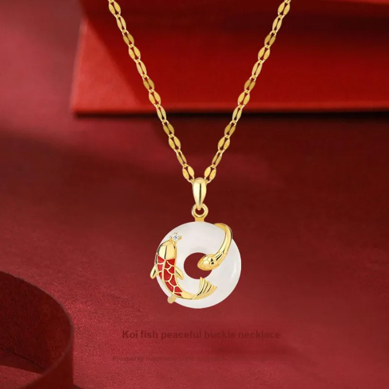 Master Kim Chalcedony Necklaces Women's-1