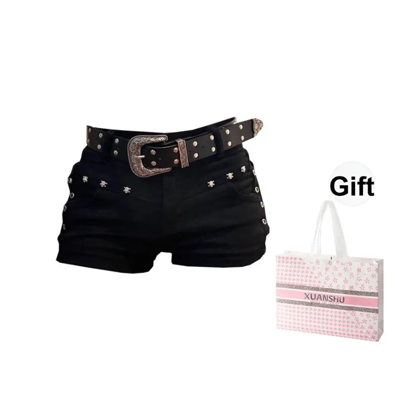 XUANSHU Denim Shorts Women's-6
