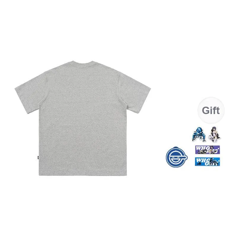 WHOOSIS X Ghost In The Shell, Collaboration T Shirts Unisex-6