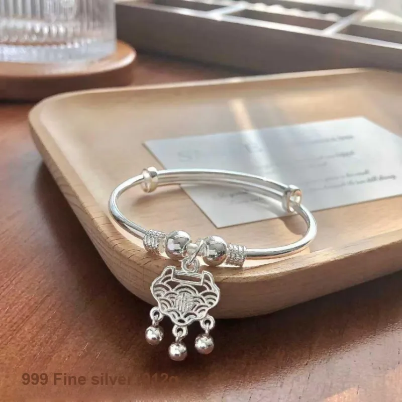 U state 999 Fine Silver Sterling Silver Bracelets Kids'-1
