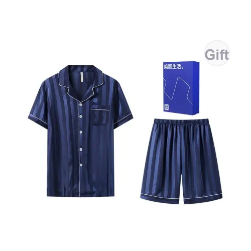 HLA Темно-королевский синий 5008 Мужской комплект пижам