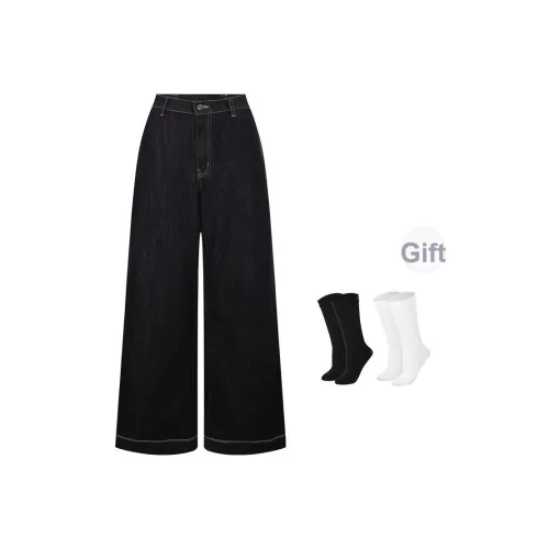 BSEVENI Черные Женские Джинсы