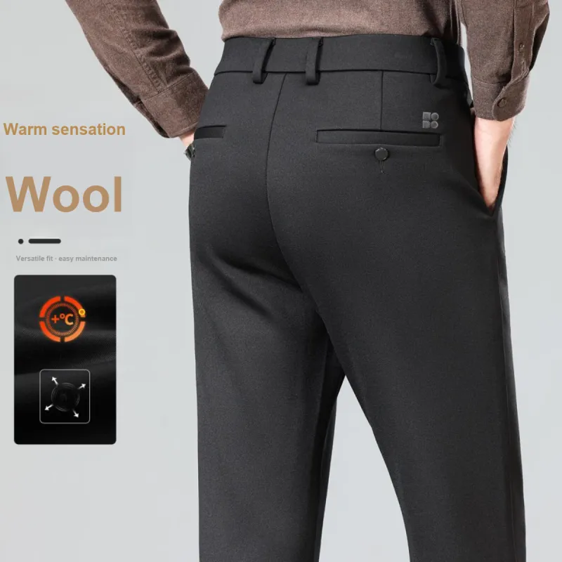 Red bean Suit Trousers Men-3