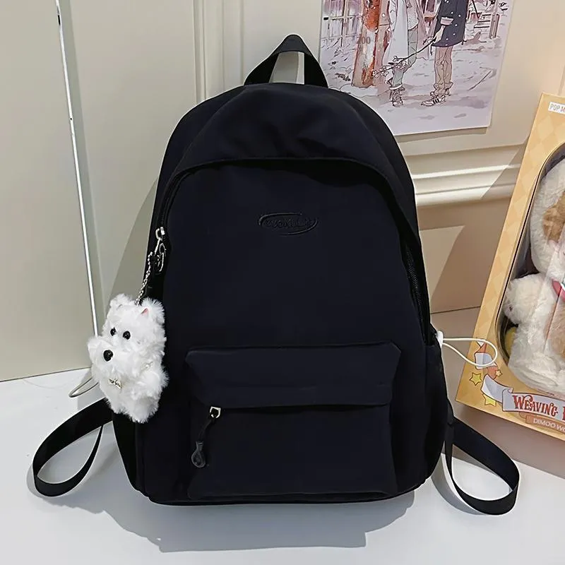 Kewuku Nylon Backpack Unisex Multicolor-5
