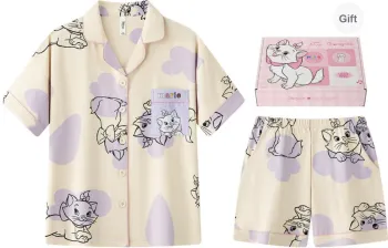 Gongdie x Disney Pajama Set Women's Purple, Gift Box Set