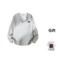 Heather Gray+White T-Shirt