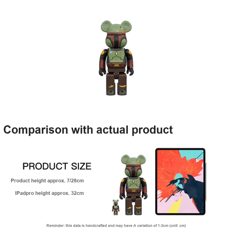 BE@RBRICK BOBA FETT Recovered Armor 100% & 400%-2