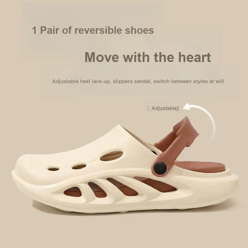 Foot Recreation Clogs Summer Casual Indoor Outdoor Reversible Slippers-9