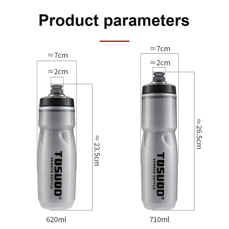 TOSUOD Cycling Gear Cycling Kettle Unisex Food Grade PP5-2