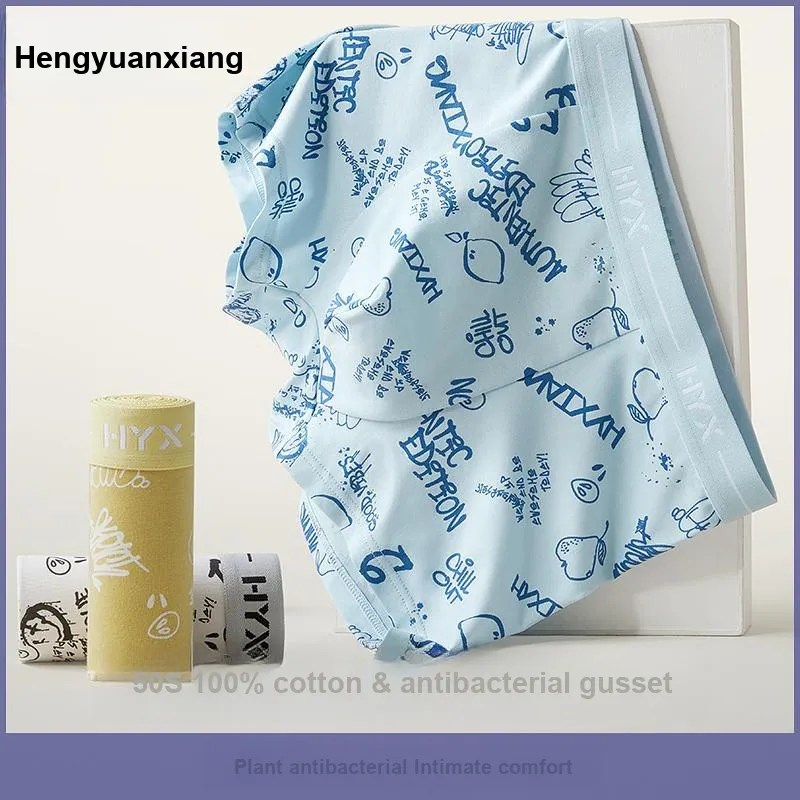 H YXIANG Summer Underpants Men's 4 Pack-3