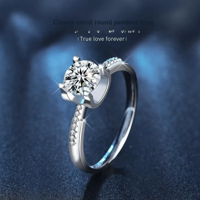 WUMZK 925 Sterling Silver Rings Unisex-1
