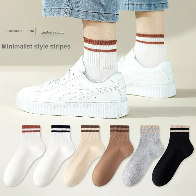 Yalu Mid Calf Socks Men's 5 Pack-3