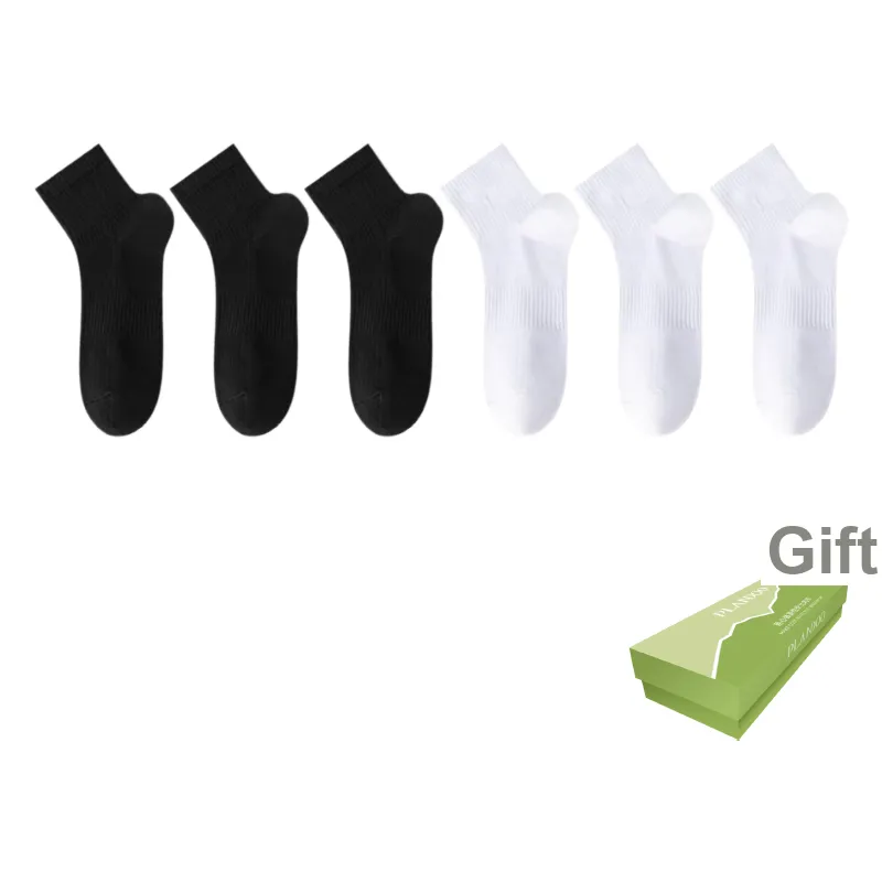 PLANDOO Mid Calf Socks Men's Box 6 Pack-3