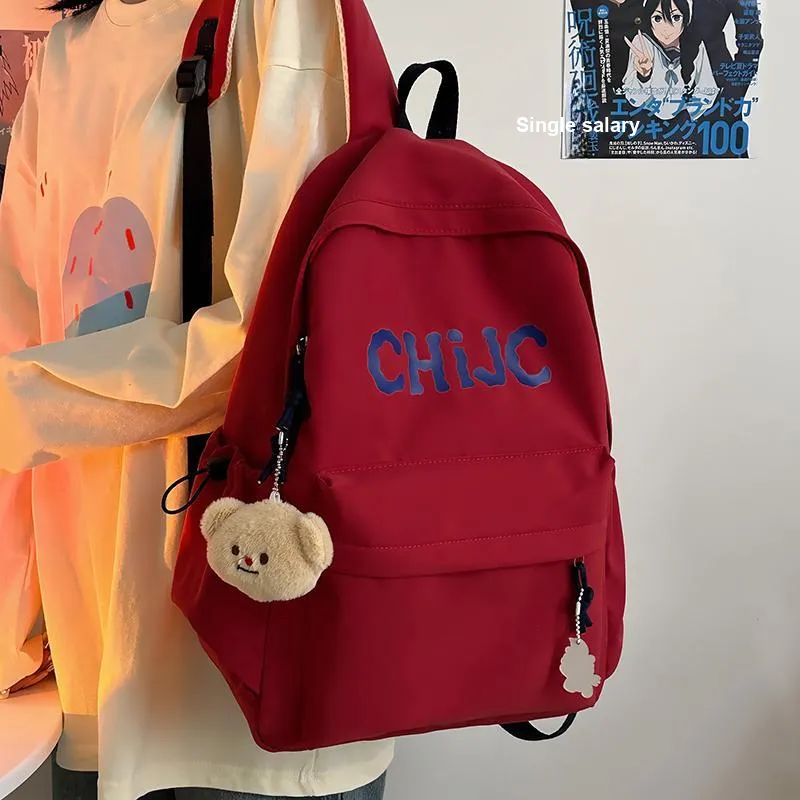 Wolfhorse Nylon Backpack Unisex Multicolor-16