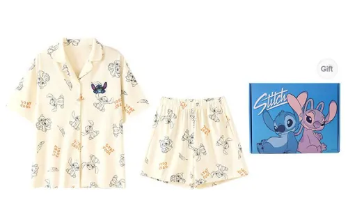 JINGYUN x Disney Pajama Set Women's Ecru, Gift Box Set