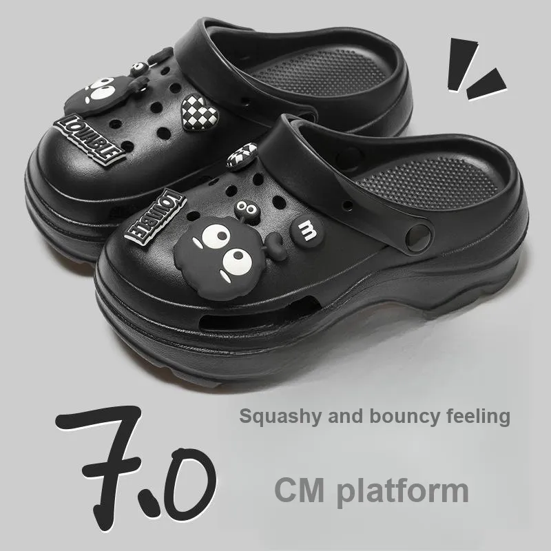 Love Of Wormwood Summer Slip Resistant Students' Eva Squashy And Bouncy Feeling Closed Toe Dormitory Home Slippers-23