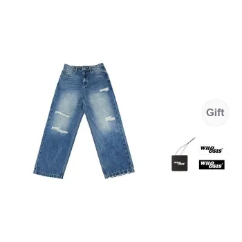 WHOOSIS Jeans Unisex Blue
