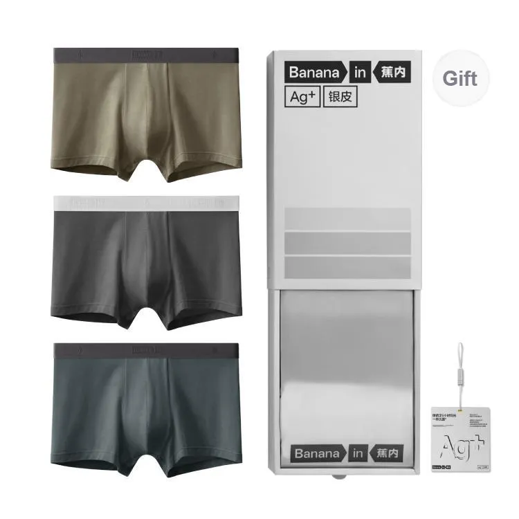 Bananain Boxer Shorts Men's 3 Pieces 6 Pieces Of Packing-5
