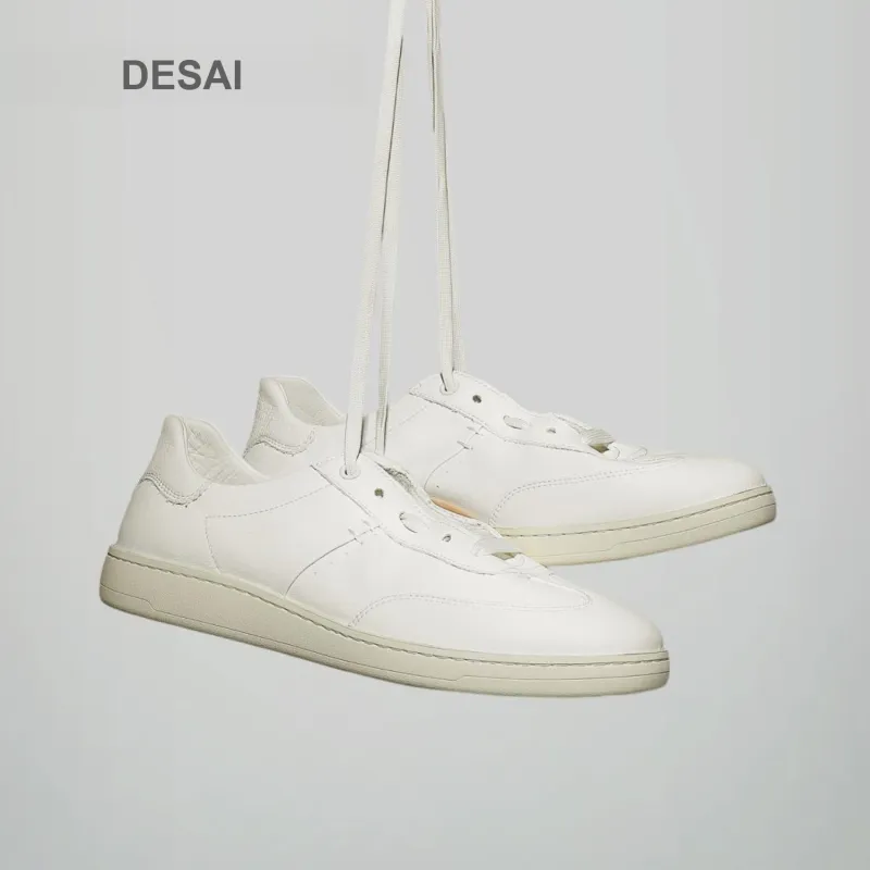 Desai Skateboard Shoes Men's White-5