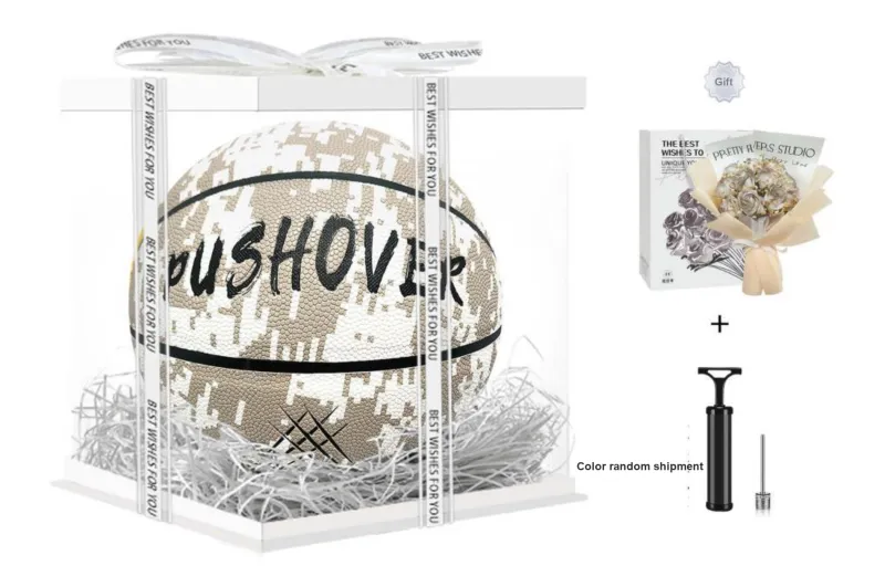 PUSHOVER PU Size 7 Basketball Size 7 Ball Training Unisex-37