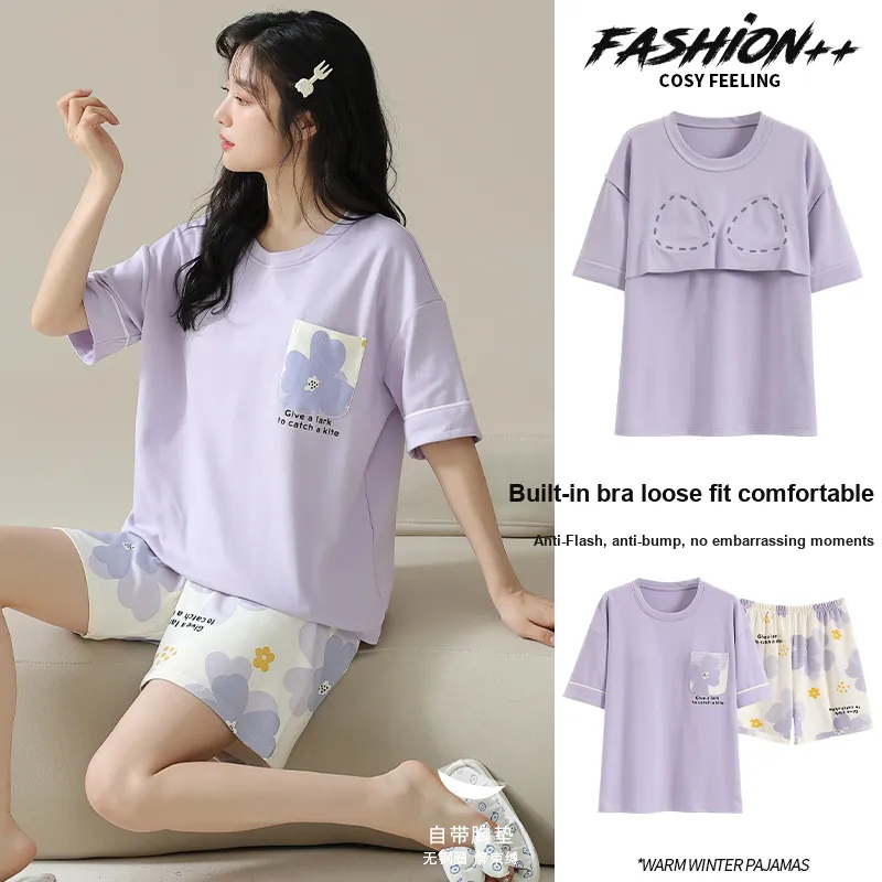 MADALLO Pajama Set Women's Light Lavender-1