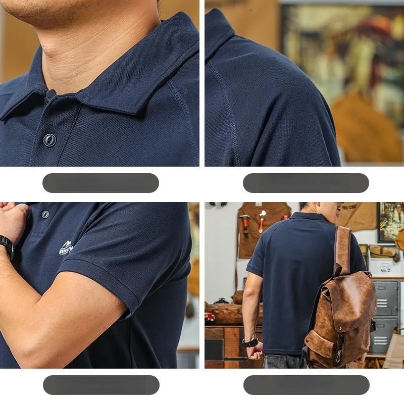 Seasonal Words Summer Polo Shirt Men's-2
