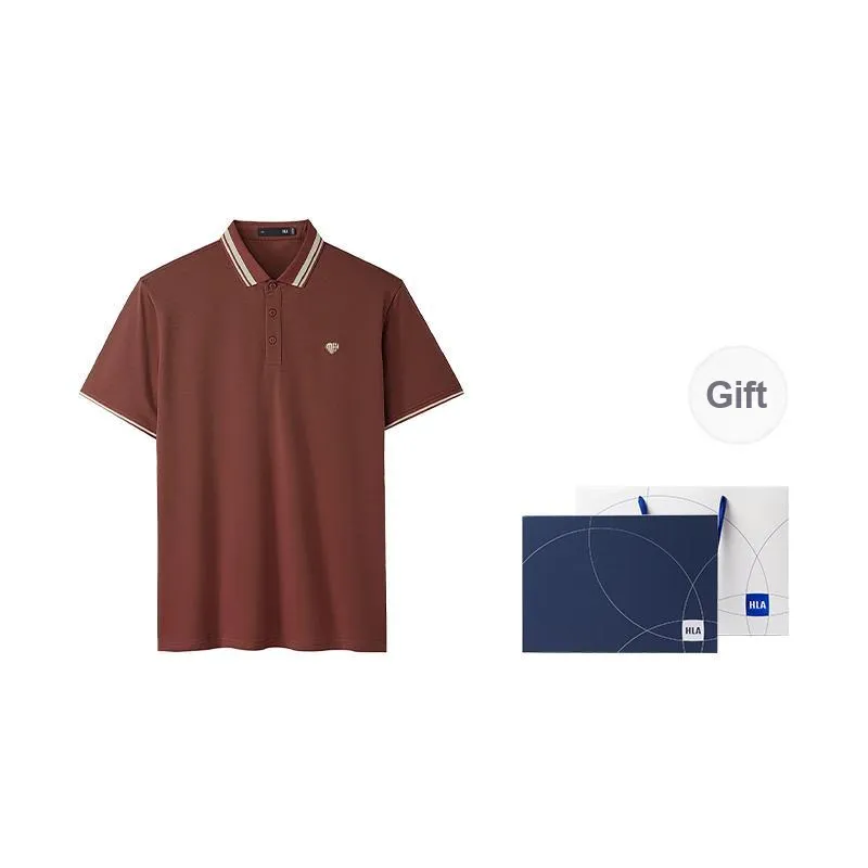 HLA The Heart Is The Series Polo Shirt Men's-45