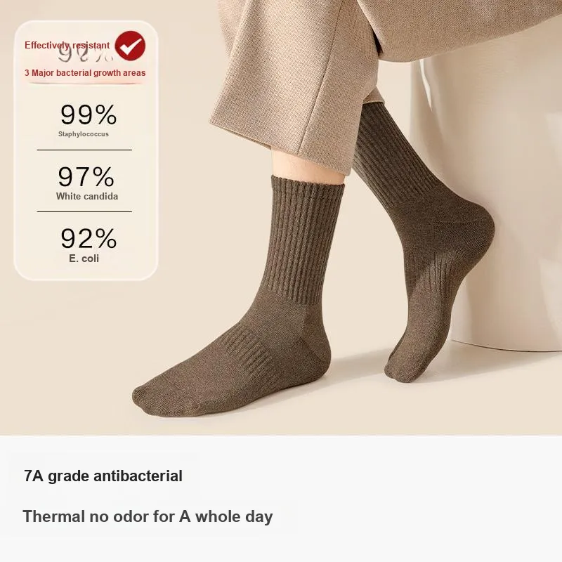 B&C.Room Mid Calf Socks Unisex 5 Pack-3