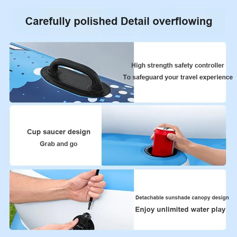 BESTWAY Adults Floating Mat Large Floating Island Water Surfing-3