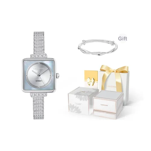 LANZOOM Кварцевый механизм женские часы 25 мм * 25 мм * 7,6 мм серебряный