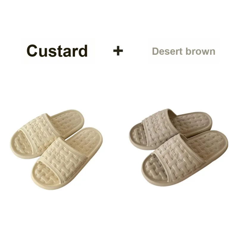 SHIGUDE Home Slippers Unisex, Desert Brown-3