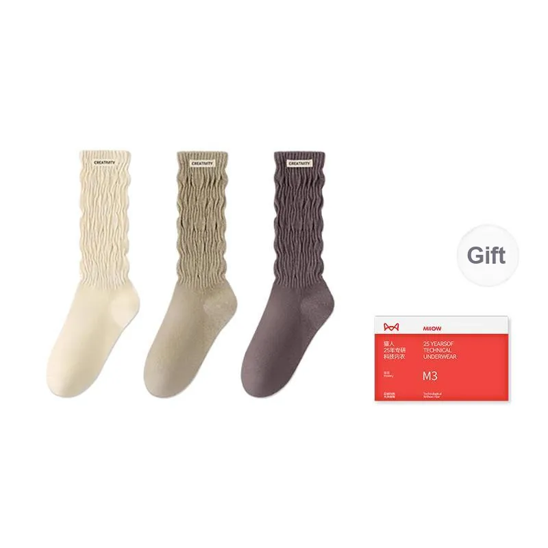 MIIOW Knee-High Socks Women's Combo Set-10