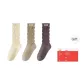 [3 Pack]1 Milk White+1 Khaki+1 Red Brown