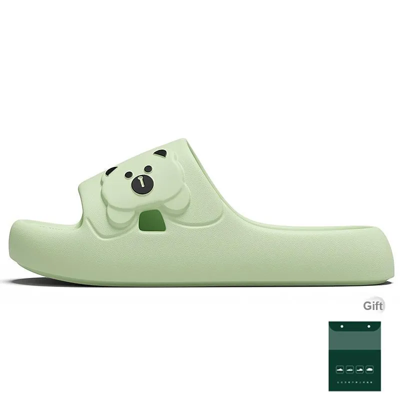 Red Bean Minimalist Style Slide Slipper, Home Slippers-4