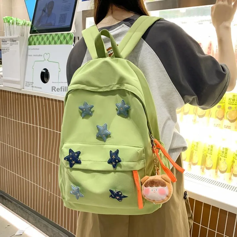 KAMLUI Nylon Backpack Laptop Bag Regular Unisex Multicolor-11