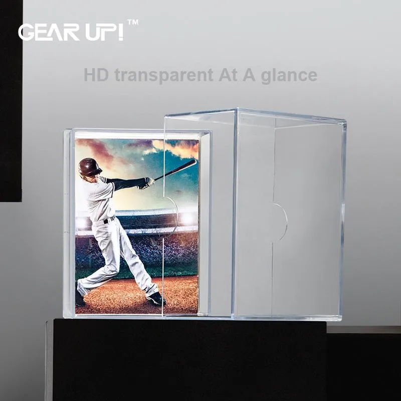 HobbyGuardian Acrylic Storage Box HD Transparency With UV Protection Card Accessories 1 Pc-3